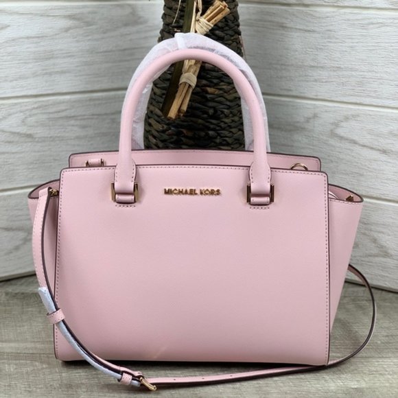 Michael Kors Handbags - Michael Kors Medium Selma Satchel Blossom Pink